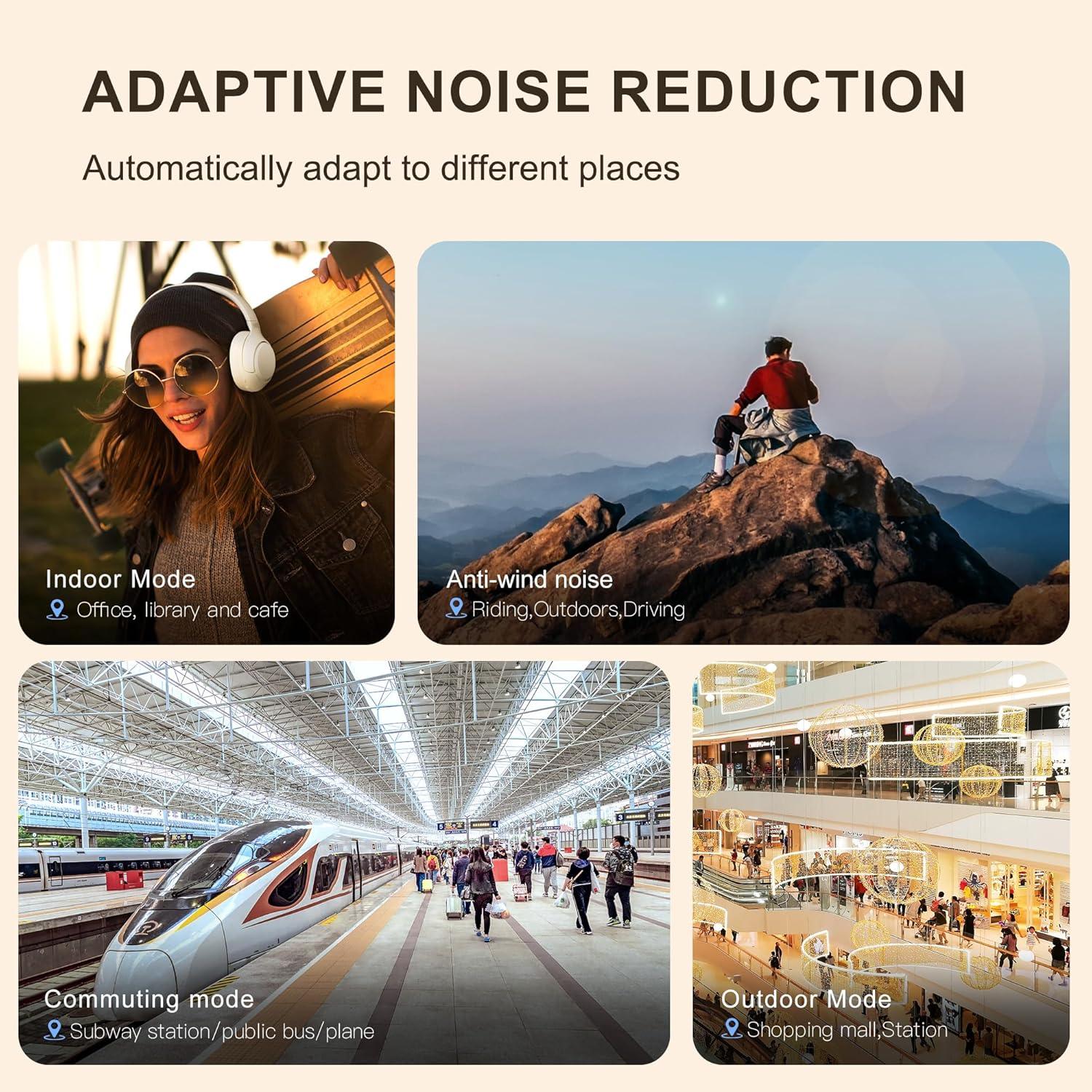 Auriculares QCY H3 ANC Over-Ear Bluetooth con Cancelación de Ruido