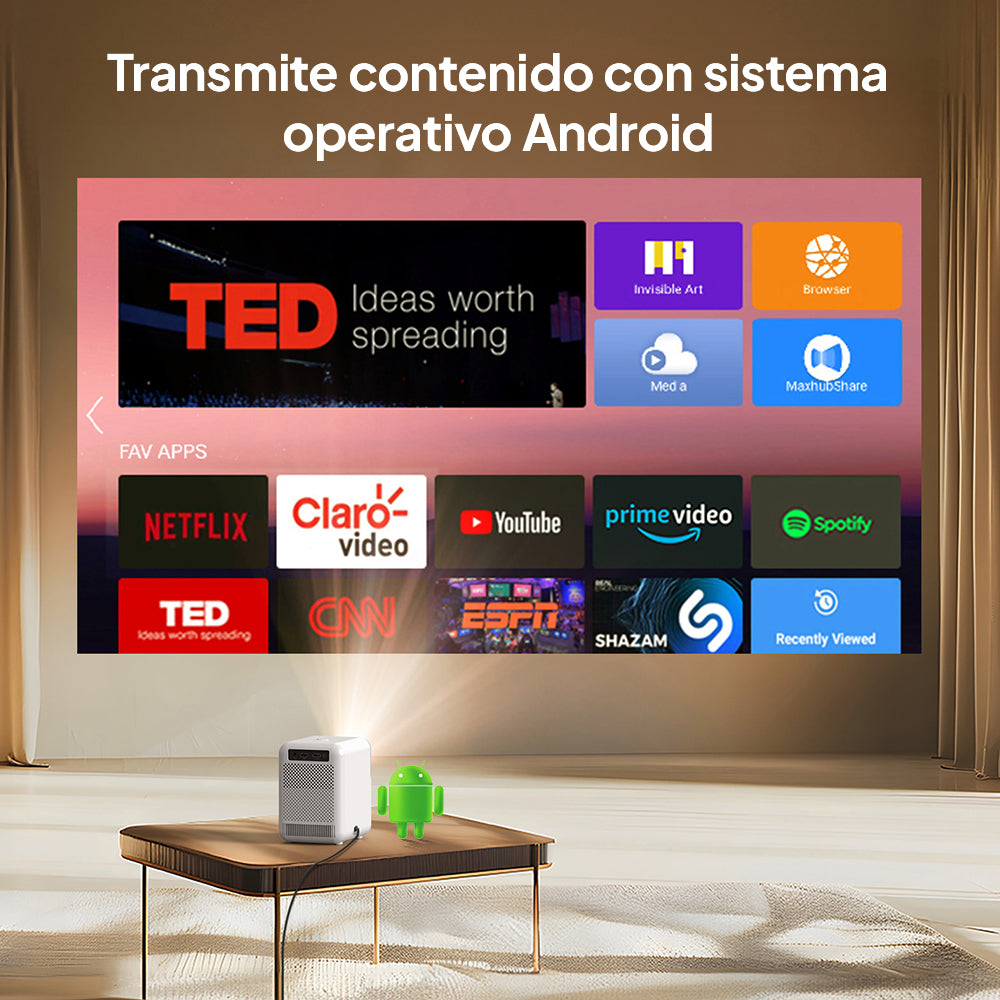 Proyector Smart HD Byintek Love U4