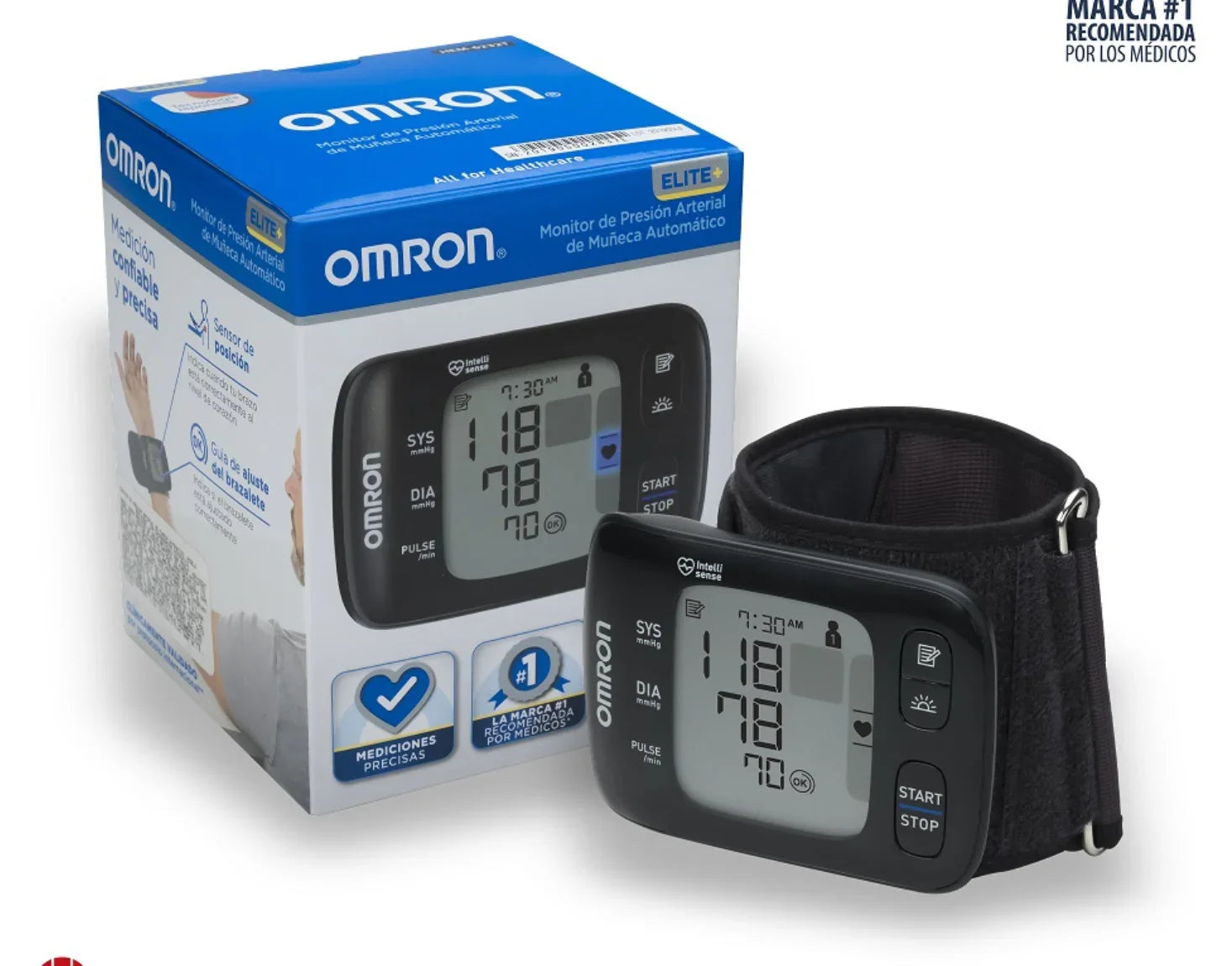 Monitor de Presión Arterial de Muñeca OMRON HEM-6232T Bluetooth Preciso