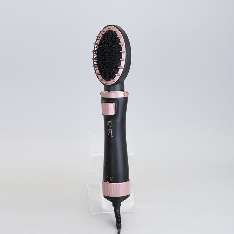 Estilizador de Aire Caliente ENZO Lujo Profesional: 4 Cabezales Intercambiables, Rotación Automática