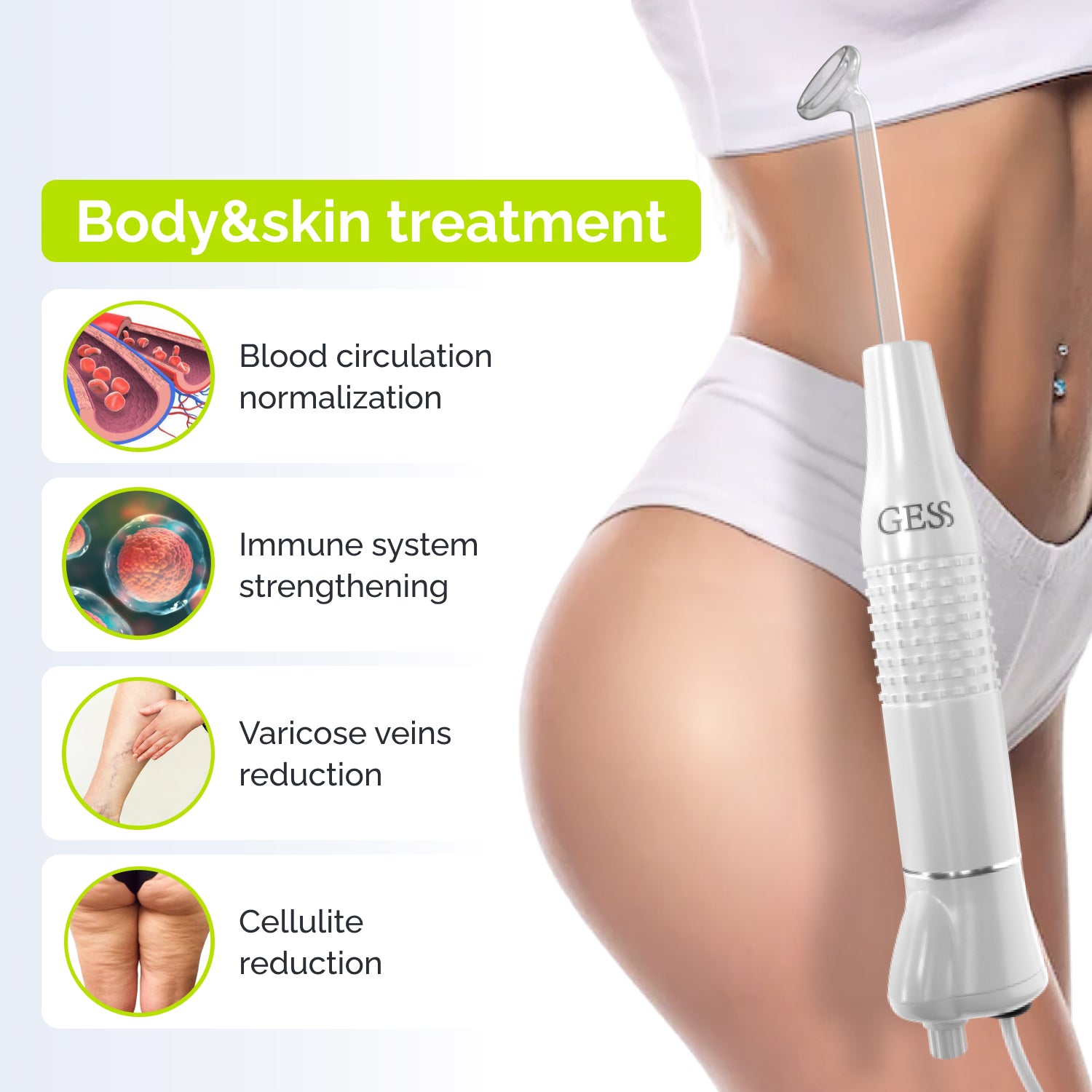 GESS SuperNova: Máquina Facial Alta Frecuencia y Cuidado Capilar | Rejuvenece y Revitaliza