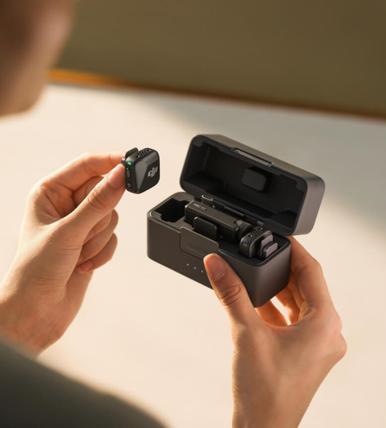 Micrófono Inalámbrico DJI Mic Mini: Audio Alta Calidad, Ultraportátil, Batería Extendida