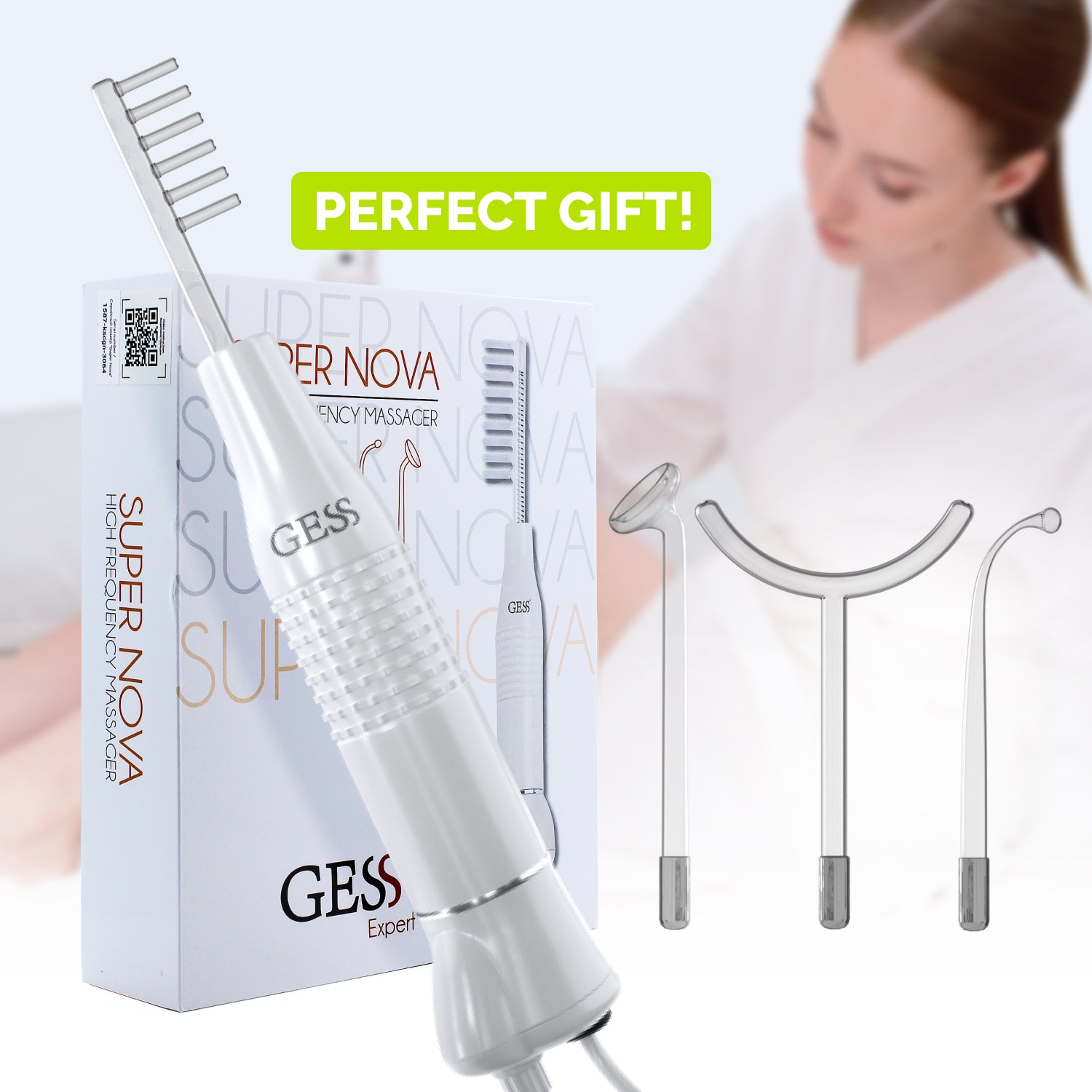GESS SuperNova: Máquina Facial Alta Frecuencia y Cuidado Capilar | Rejuvenece y Revitaliza