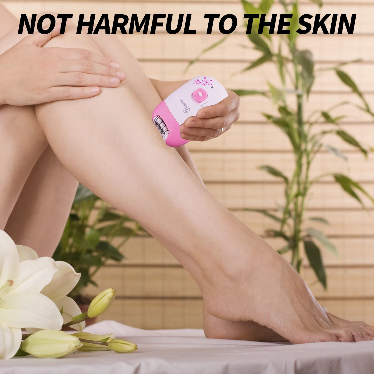 Epilador HATTEKER HT-521 inalámbrico, resistente al agua, USB