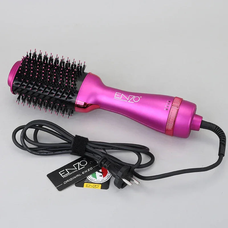 Cepillo Secador de Pelo Profesional ENZO 1500W Iónico Volumen