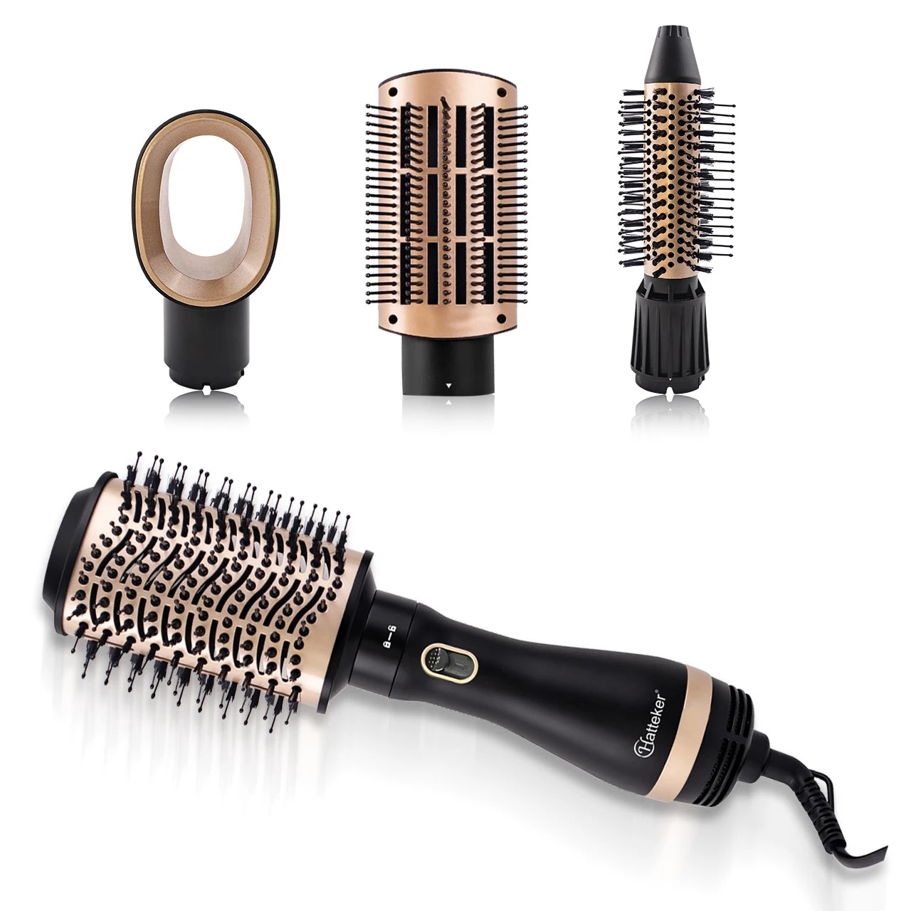 Cepillo Secador 5 en 1 HATTEKER HT-300 con Cerámica