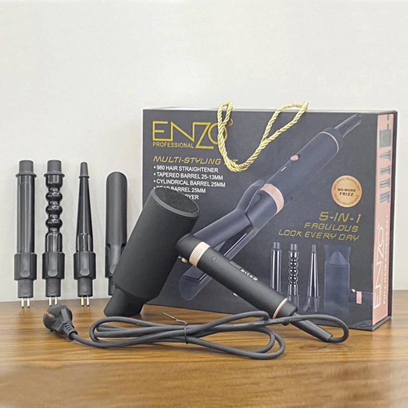 Secador de Pelo Profesional ENZO EN-6310 5 en 1 Multiestilizador