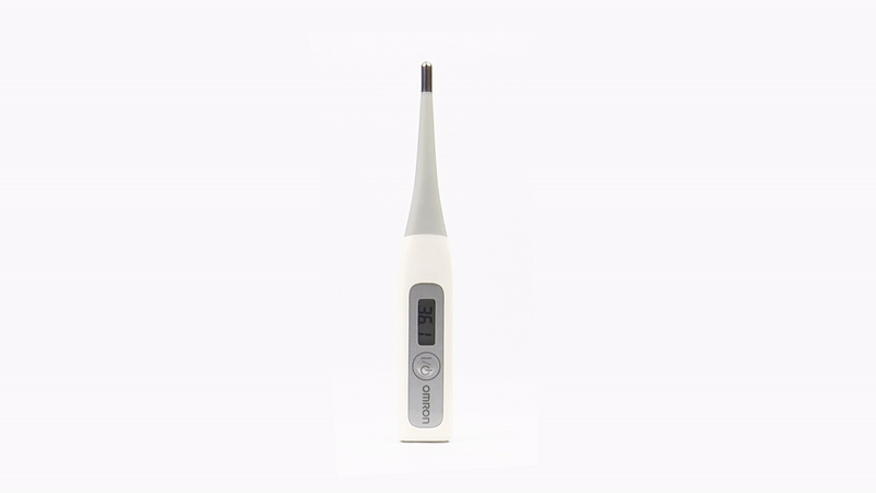 OMRON Termómetro Digital Flexible Inteligente MC-343F-E4 Medición Rápida Precisa sin Mercurio