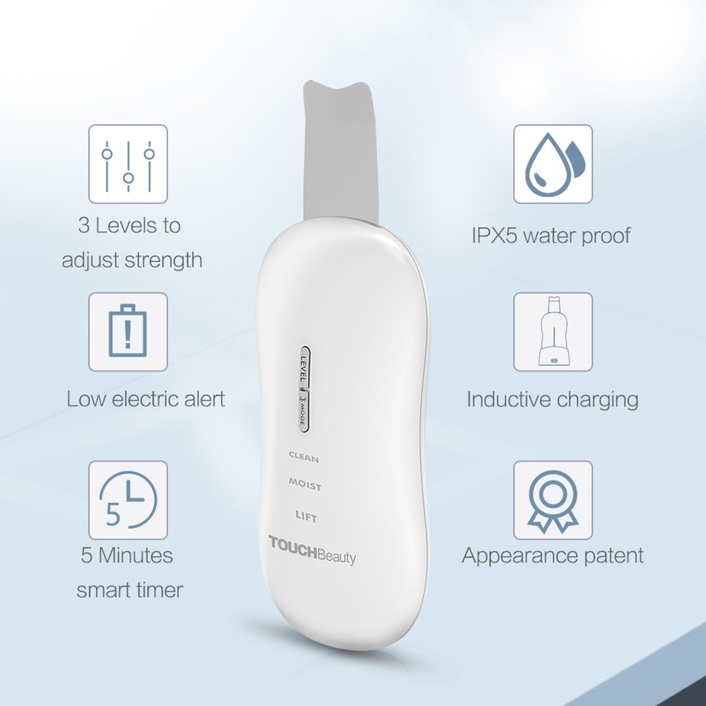 Dispositivo de Exfoliación Ultrasónica TouchBeauty TB-1887 con Vibración de 35kHz