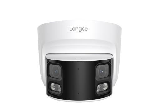 Cámara de Red Panorámica Dual Lens 16MP: Visión Clara y Amplia con IA Avanzada